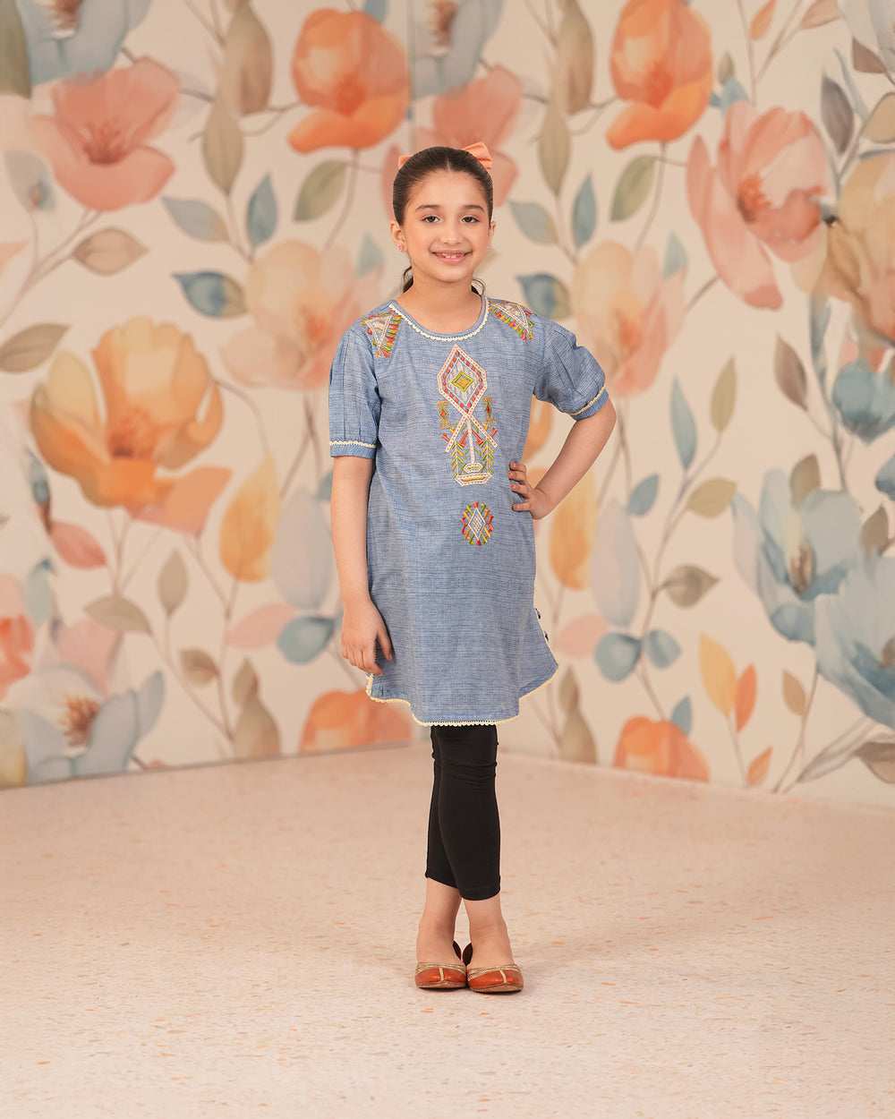 Kids Lawn Printed Shirt | 17170-IG-LWN - Sha Posh Textile