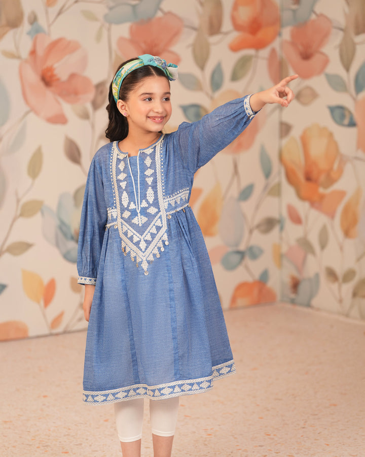 Kids Printed Lawn Shirt | 17178-IG-LWN - Sha Posh Textile