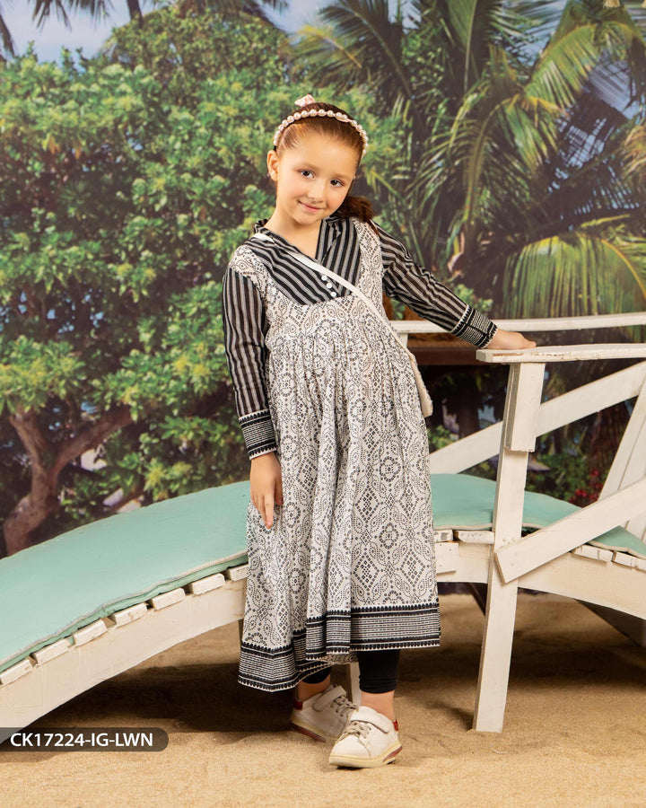 Kids Lawn Printed Shirt | 17224-IG-LWN