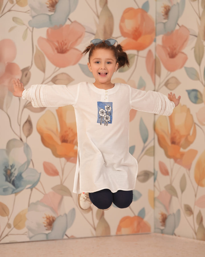 Kids Jacquard Cotton Shirt | 17235-IG-J.CT - Sha Posh Textile