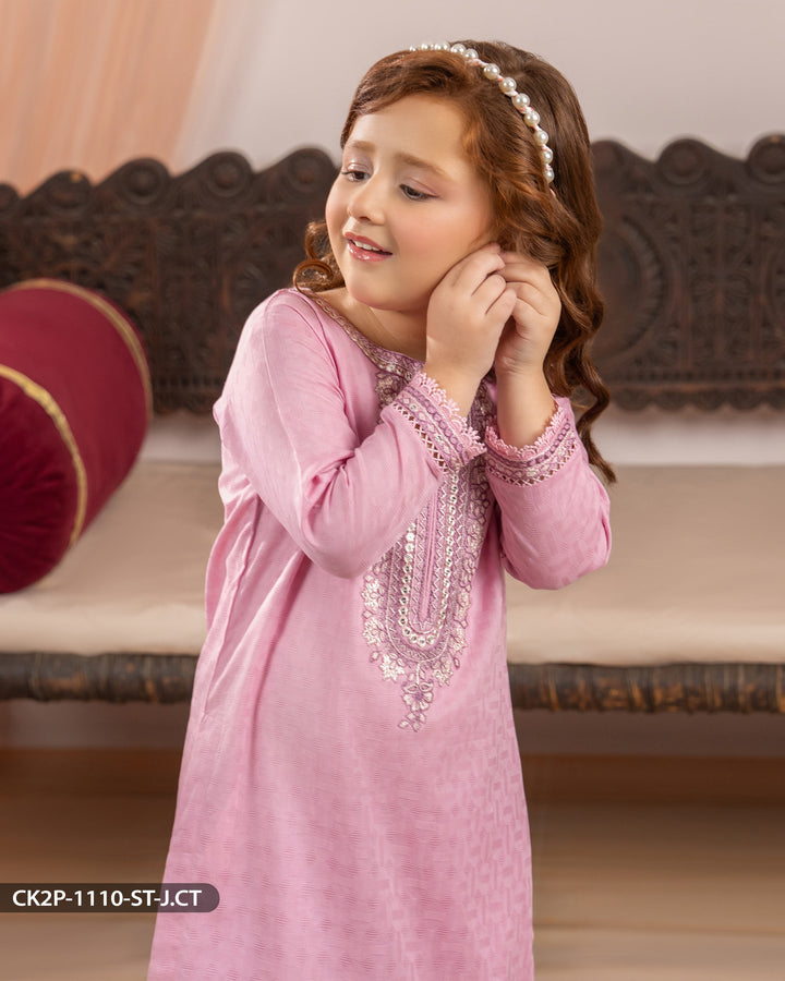 Kids 2 Piece Jacquard Cotton Suit | 1110-ST-J.CT