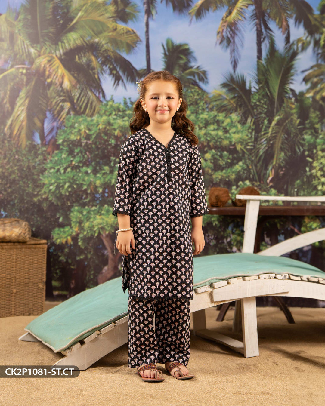 Kids 2 Piece Cotton Suit | 1081-ST-CT