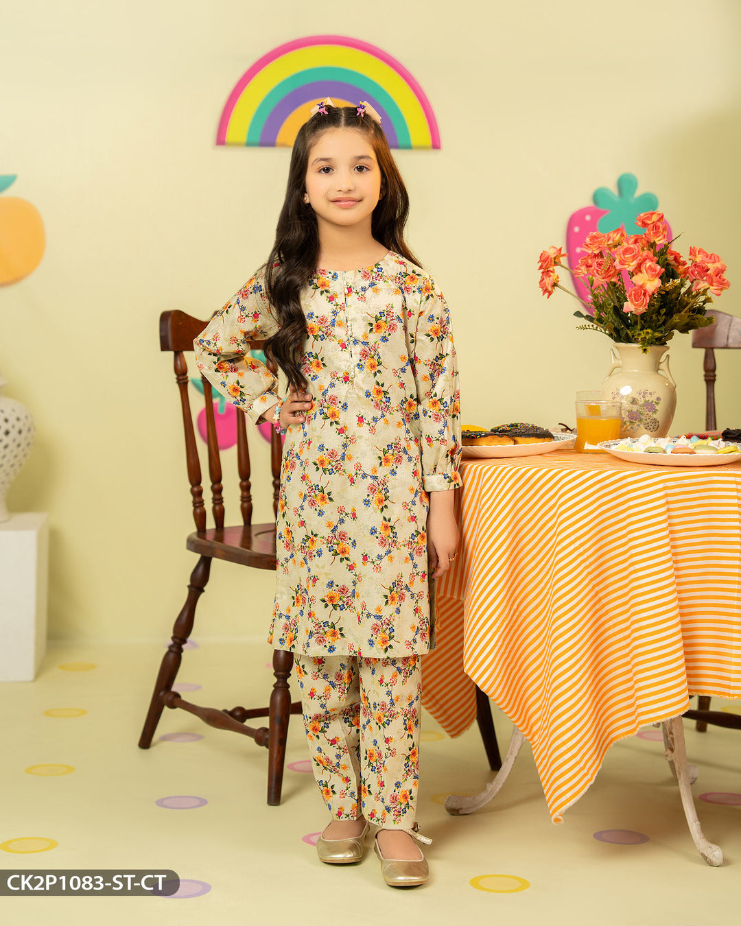 Kids 2 Piece Cotton Suit | 1083-ST-CT