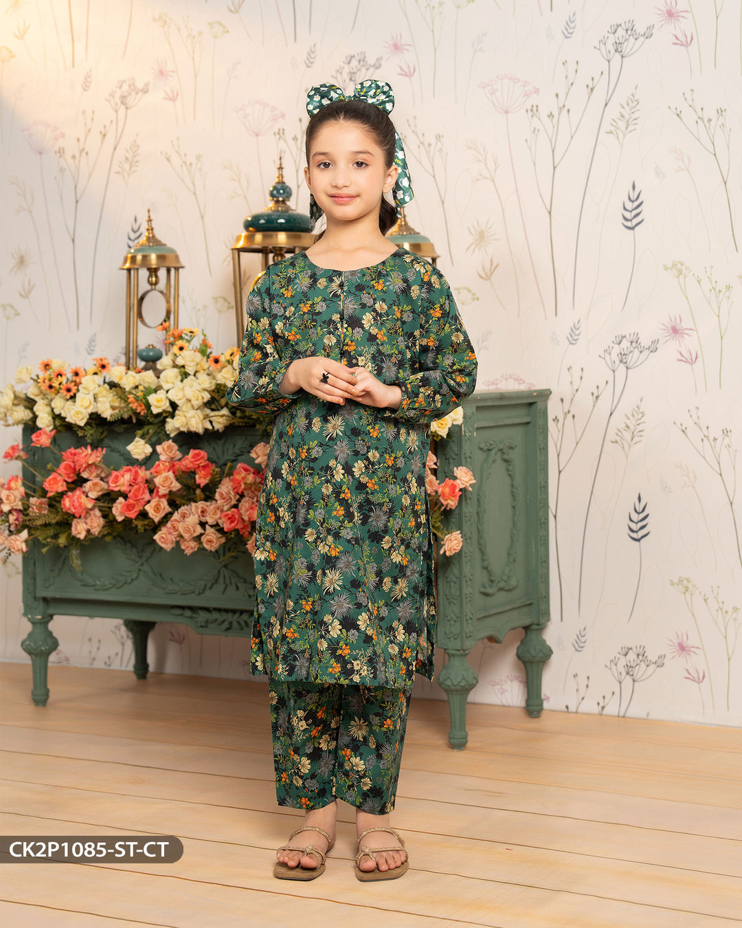 Kids 2 Piece Cotton Suit | 1085-ST-CT