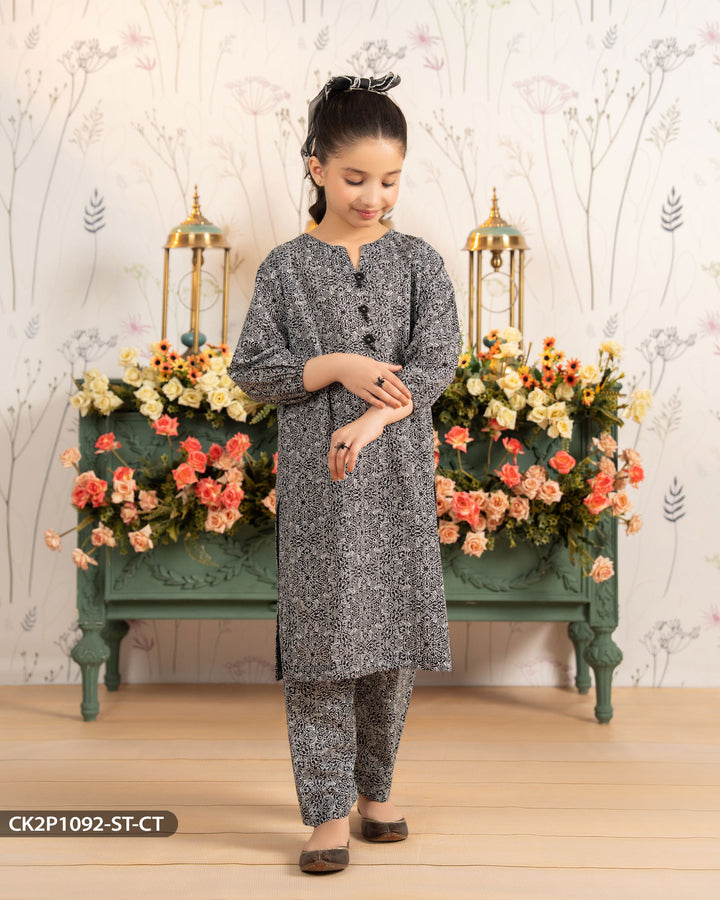 Kids 2 Piece Cotton Suit | 1092-ST-CT