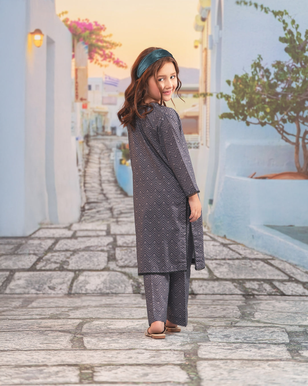 Kids 2 Piece Ready-to-Wear Cotton Suit | 1096-ST-CT - Sha Posh Textile