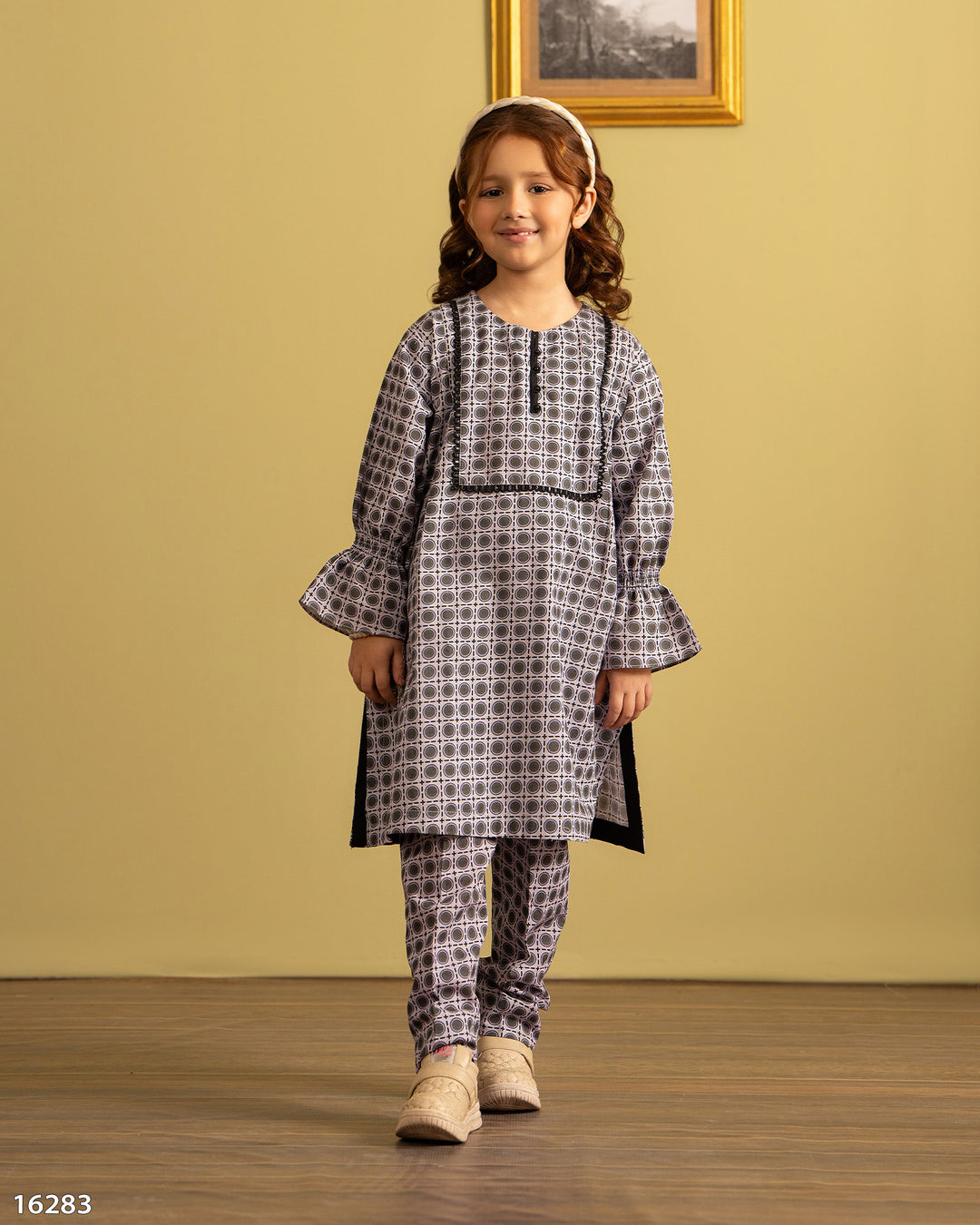 Kids 2 Piece Khaddar Suit | 16283-IG-KD