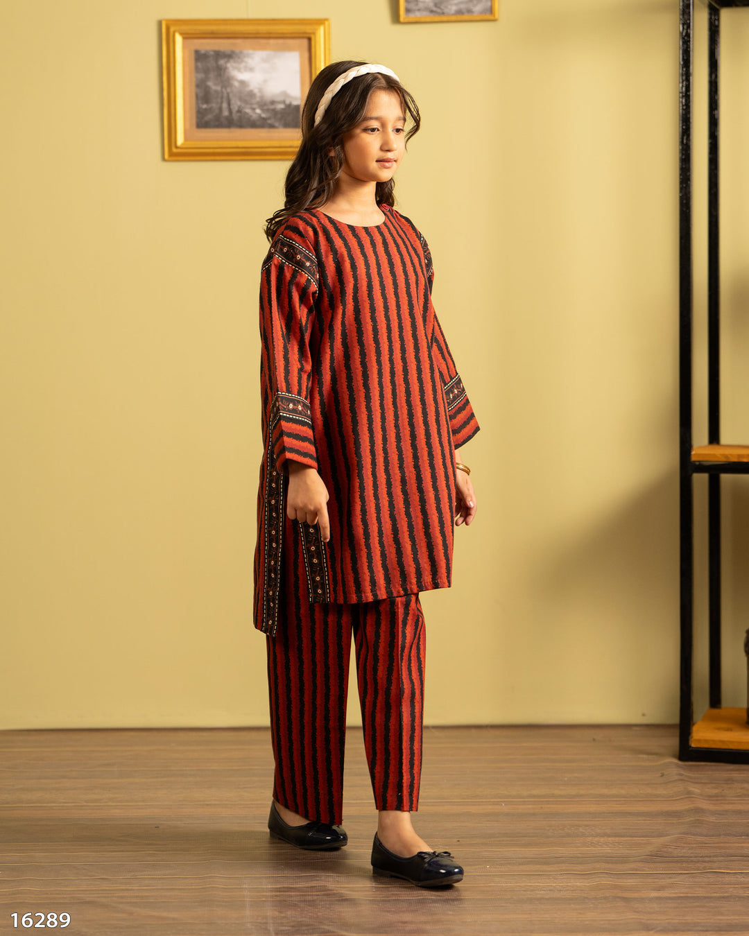 Kids 2 Piece Khaddar Suit | 16289-IG-KD