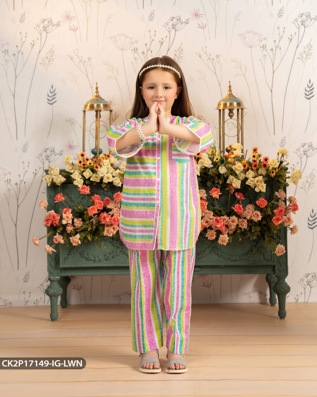 Kids 2 Piece Cotton Suit | 17149-IG-CT