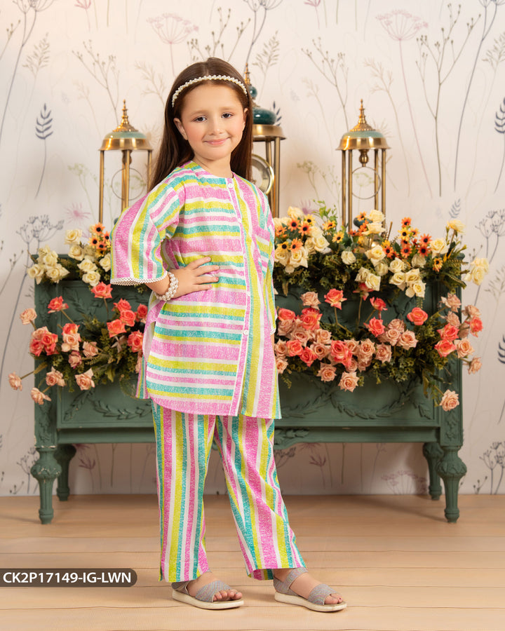 Kids 2 Piece Cotton Suit | 17149-IG-CT