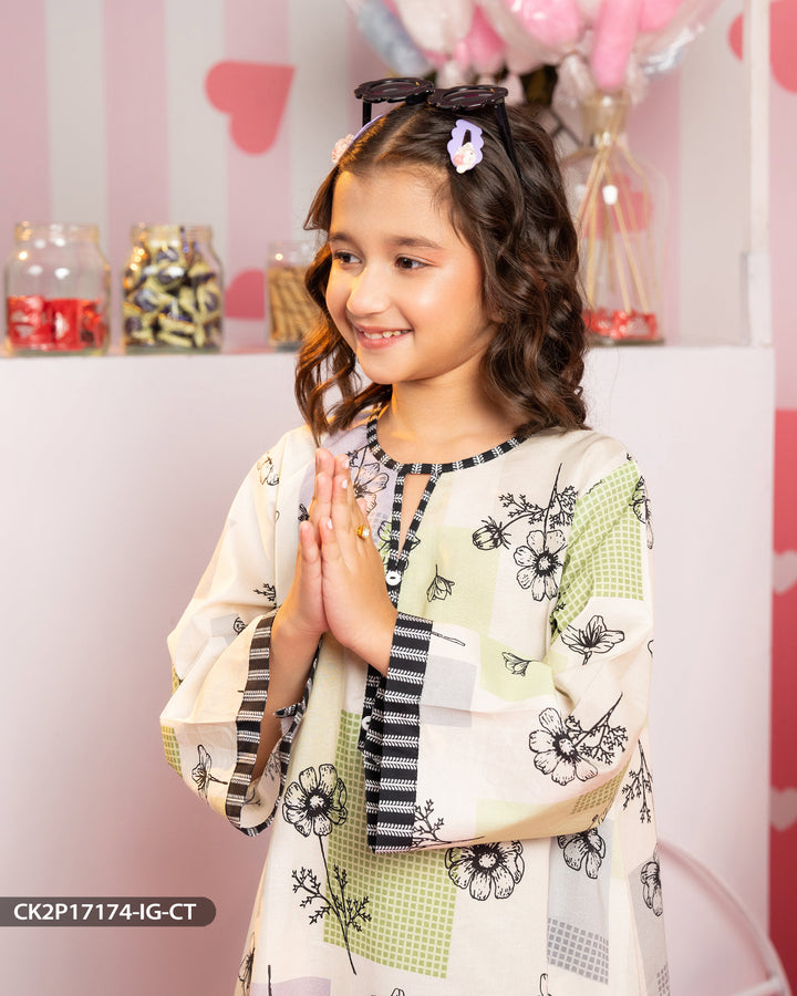 Kids 2 Piece Cotton Suit | 17174-IG-CT