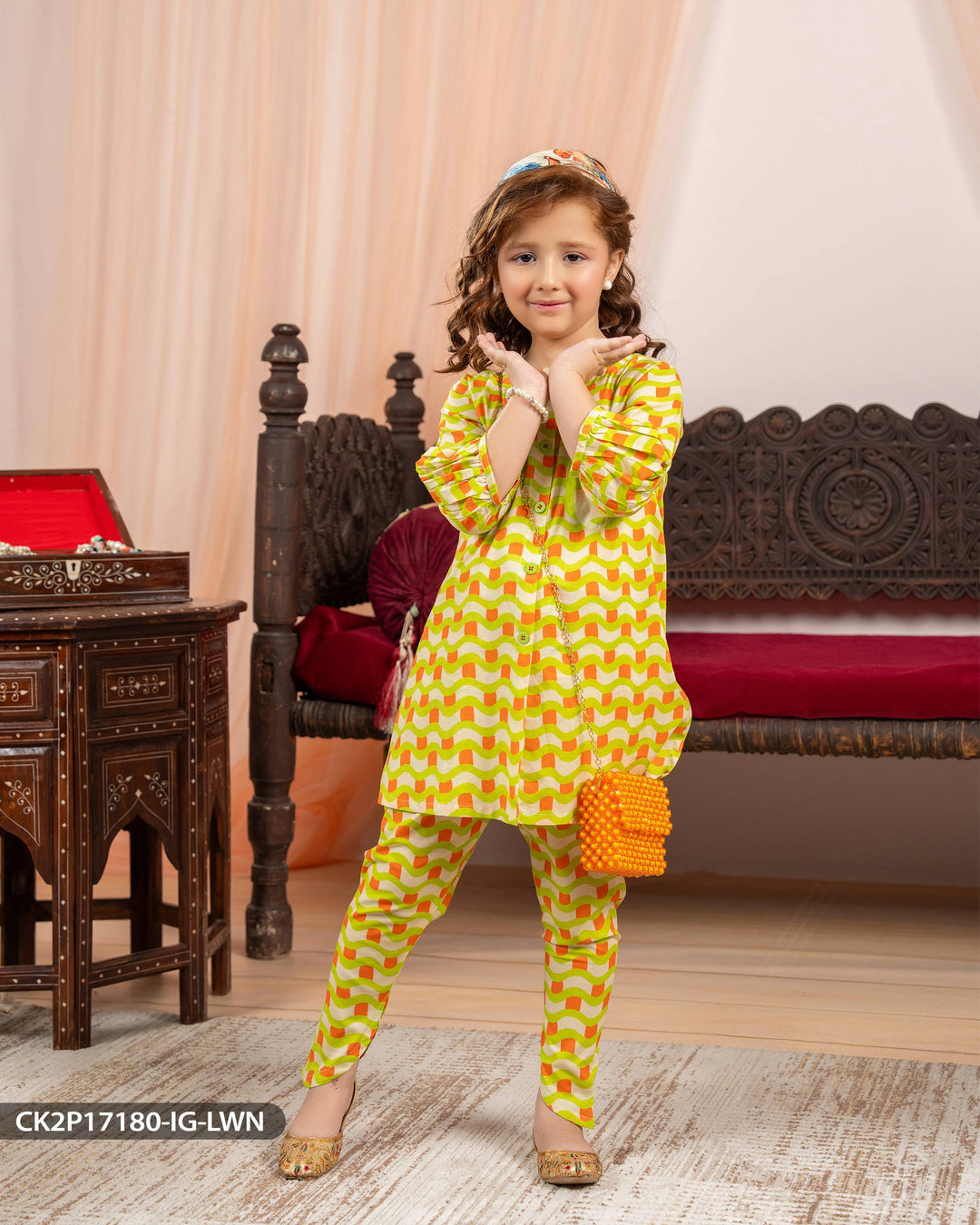 Kids 2 Piece Cotton Suit | 17180-IG-CT