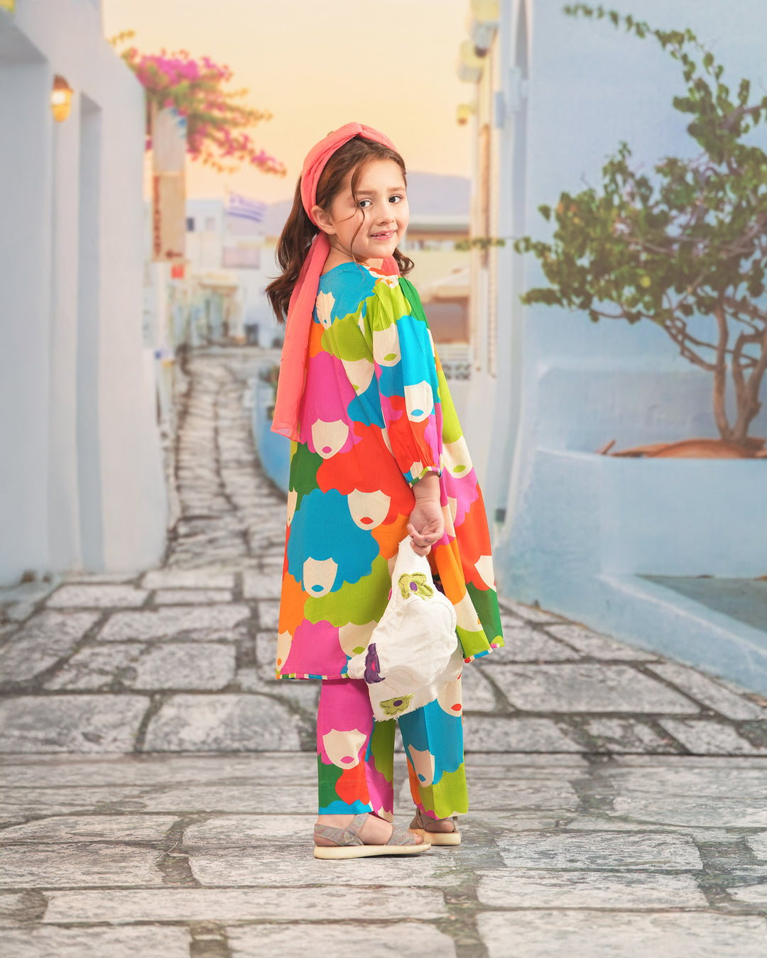 Kids 2 Piece Cotton Suit Stitched | 17211-IG-CT - Sha Posh Textile