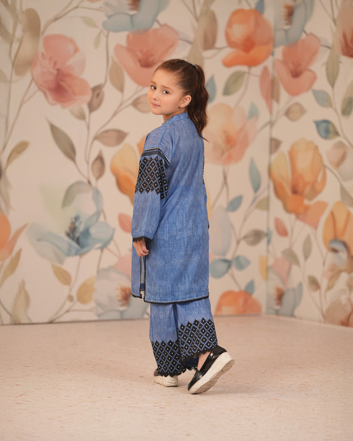 Kids 2 Piece Lawn Suit Stitched | 17236-IG-LWN - Sha Posh Textile