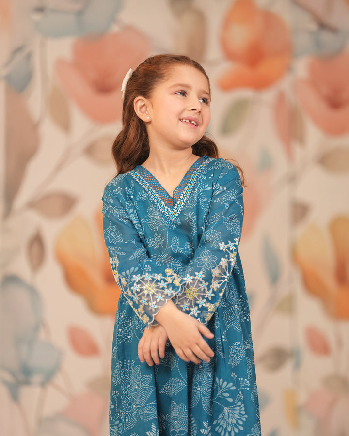 Kids 2 Piece Ready-to-Wear Lawn Suit | 1993-NA-LWN - Sha Posh Textile