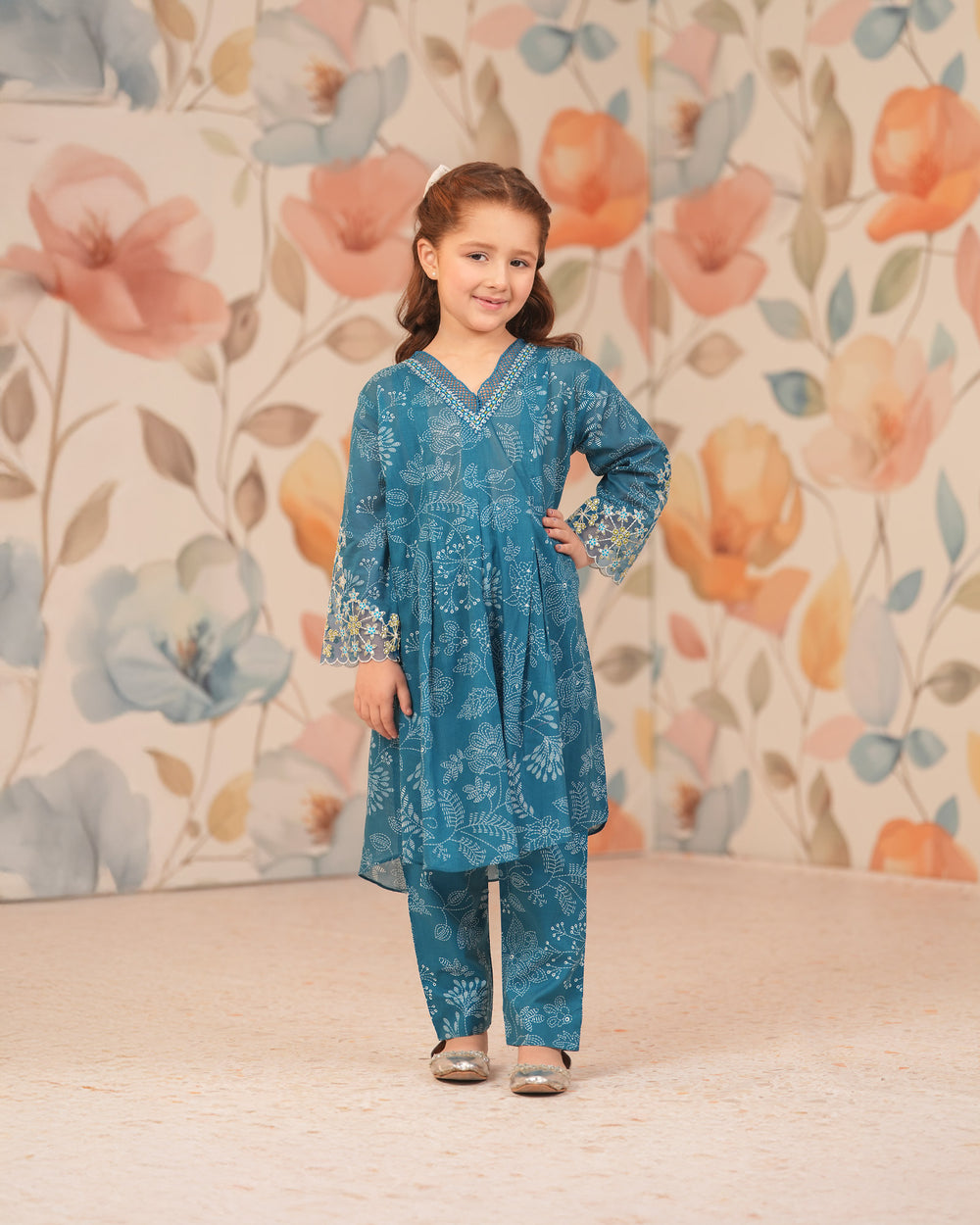 Kids 2 Piece Ready-to-Wear Lawn Suit | 1993-NA-LWN - Sha Posh Textile