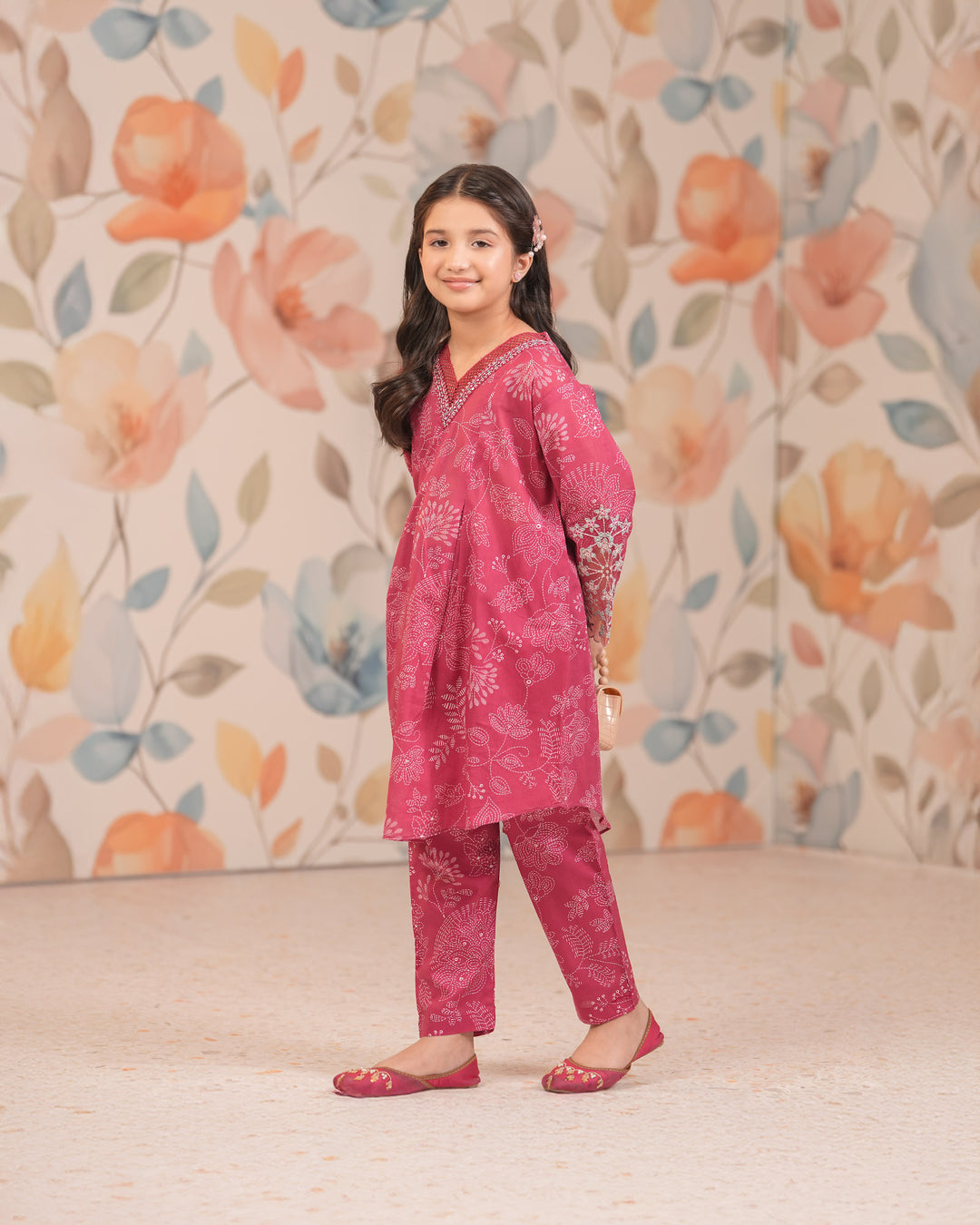 Kids 2 Piece Ready-to-Wear Lawn Suit | 1993-NA-LWN - Sha Posh Textile