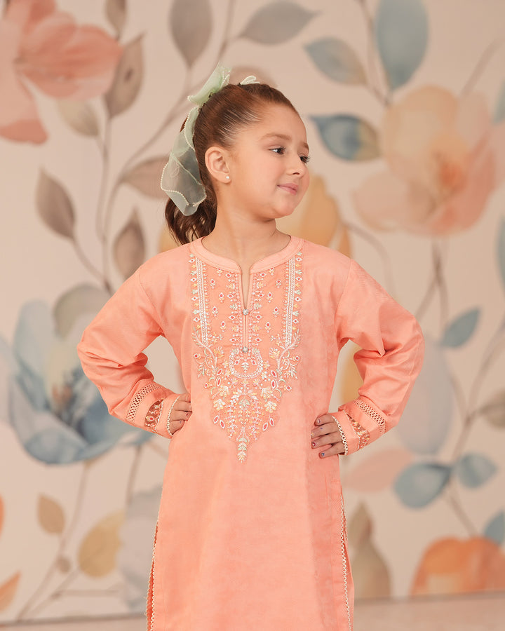 Kids 2 Piece Jacquard Cotton Suit Stitched | 1994-NA-J.CT - Sha Posh Textile