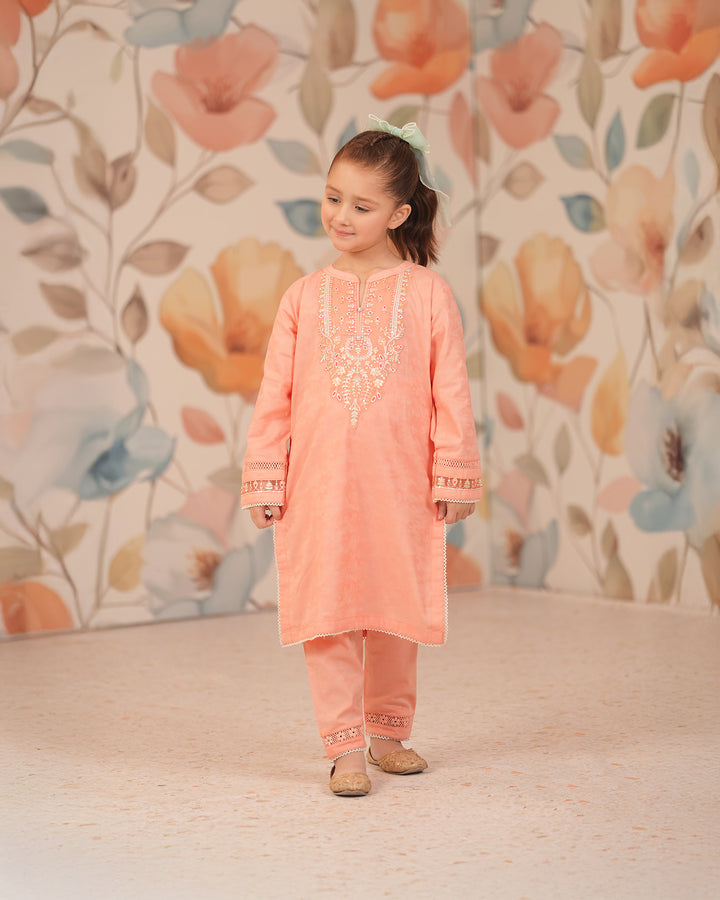 Kids 2 Piece Jacquard Cotton Suit Stitched | 1994-NA-J.CT - Sha Posh Textile