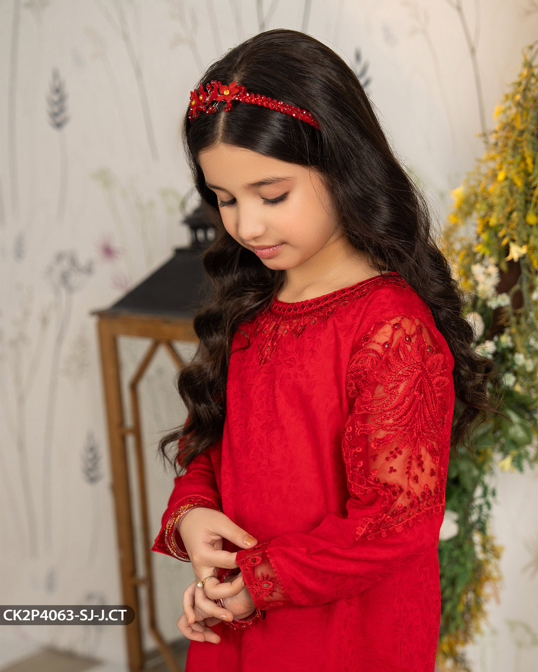 Kids 2 Piece Jacquard Cotton Suit | 4063-SJ-J.CT