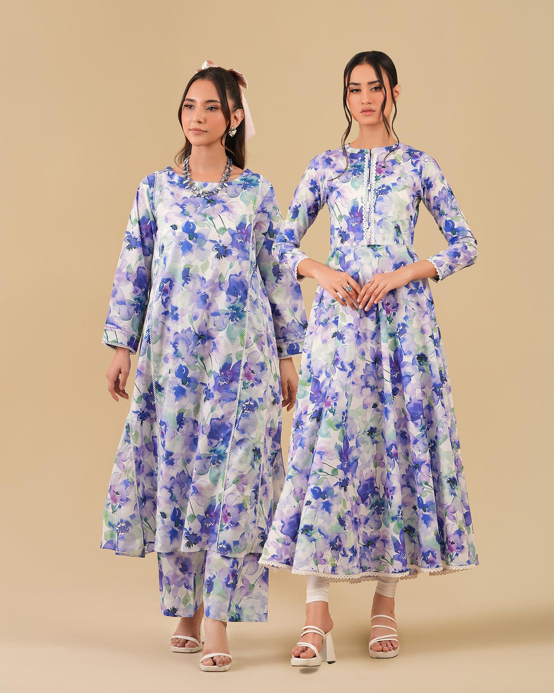 2 Piece - Printed Cambric Cotton Suit Unstitched | UNFF0107-K.CT