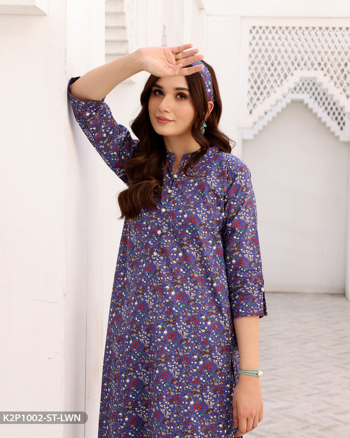 2 Piece Cotton Suit Printed | 1002-ST-K.CT