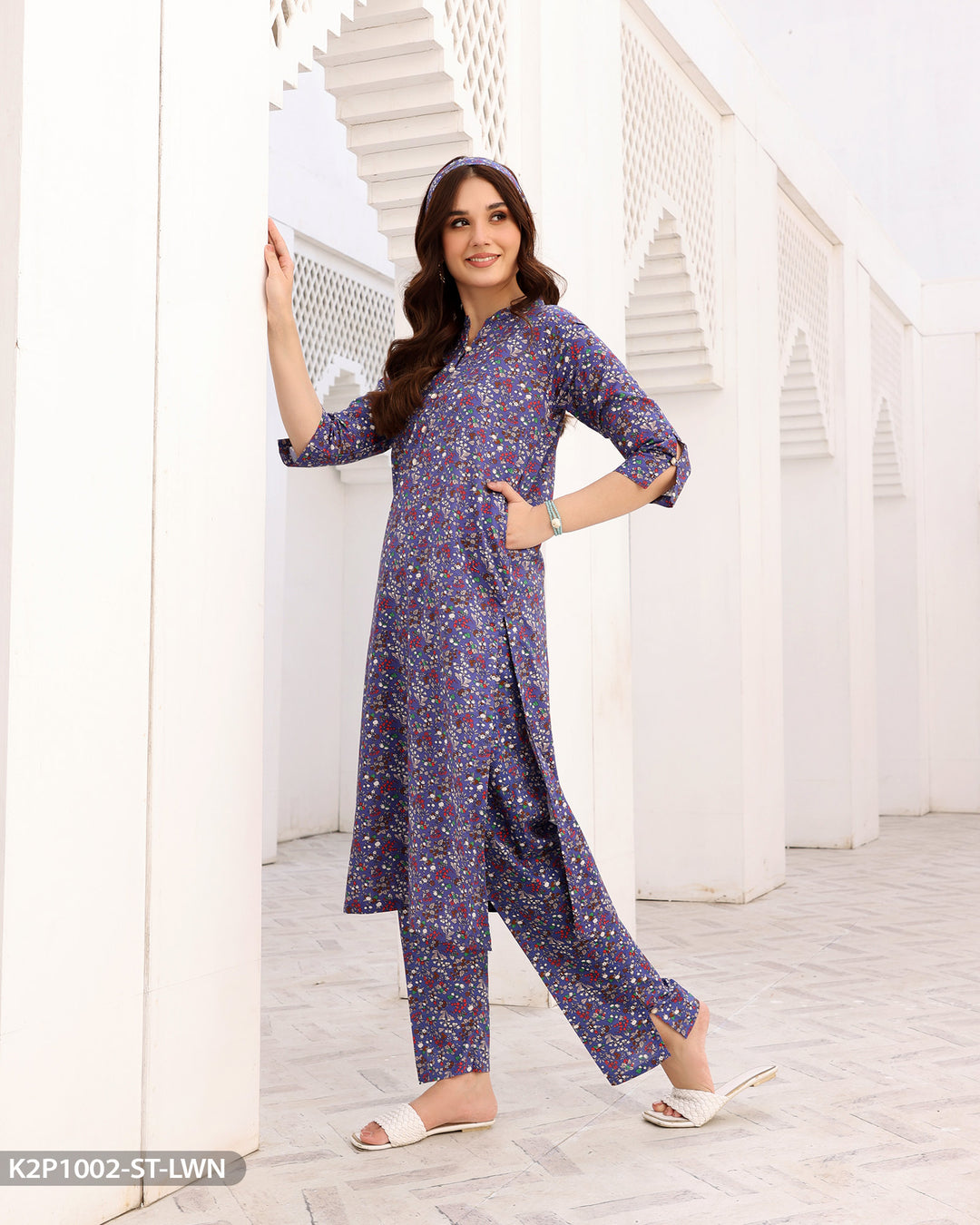 2 Piece Cotton Suit Printed | 1002-ST-K.CT