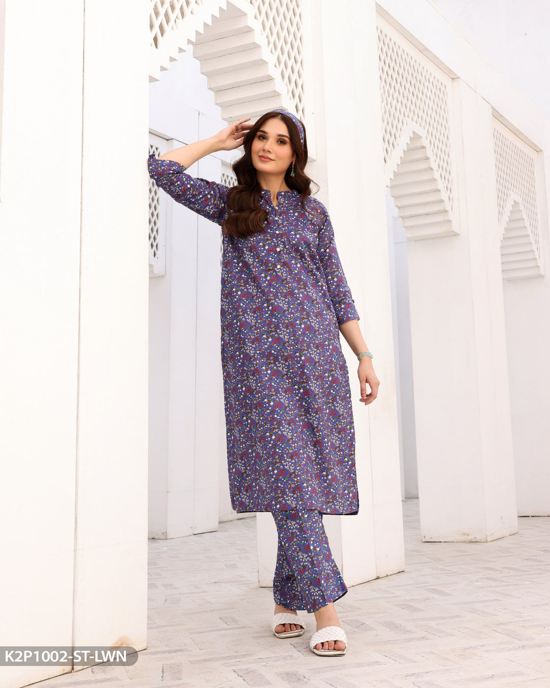 2 Piece Cotton Suit Printed | 1002-ST-K.CT