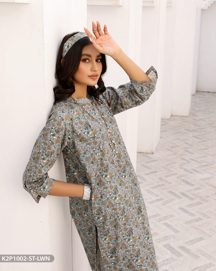 2 Piece Cotton Suit Printed | 1002-ST-K.CT