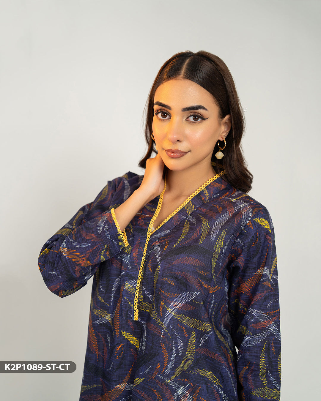 2 Piece Cotton Suit | 1089-ST-CT - Sha Posh Textile