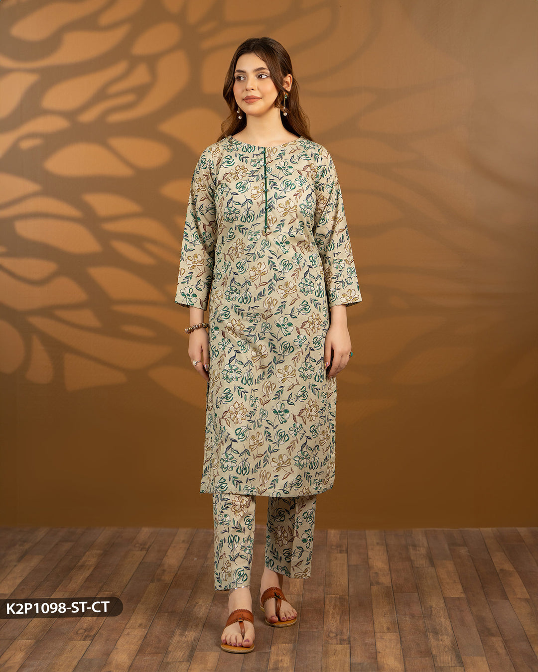 2 Piece Cotton Suit | 1098-ST-CT