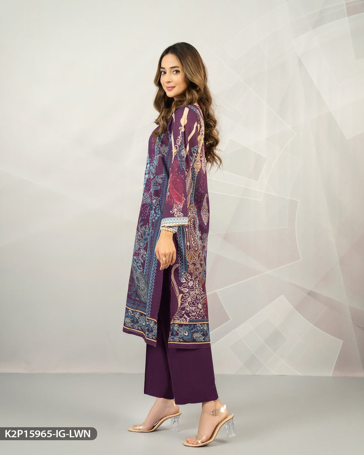 Embroidered Lawn Suit | 15965-IG-LWN