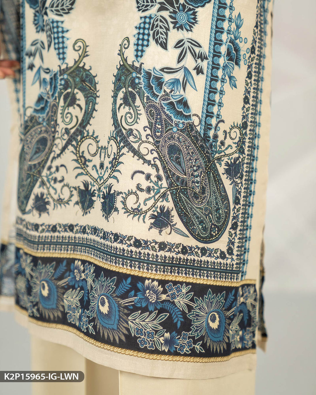 Embroidered Lawn Suit | 15965-IG-LWN