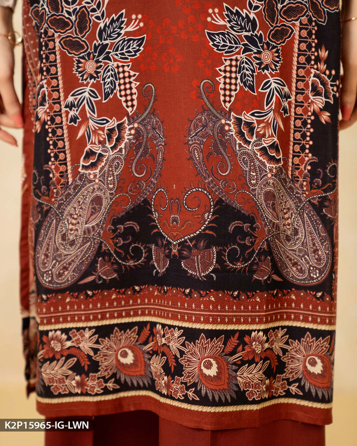 Embroidered Lawn Suit | 15965-IG-LWN