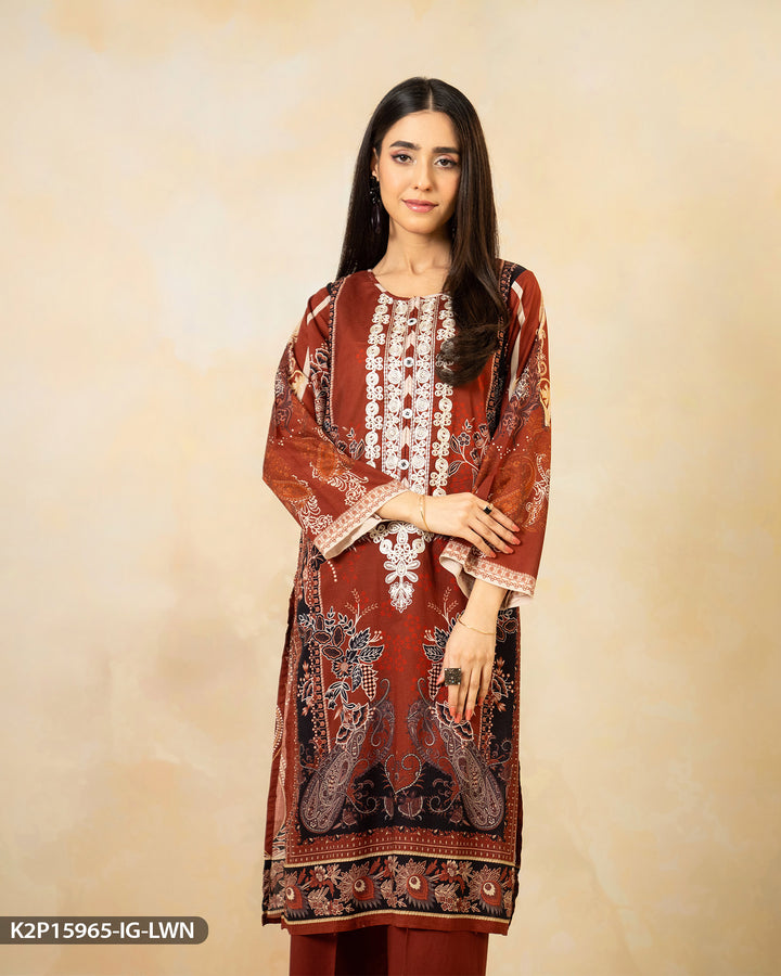 Embroidered Lawn Suit | 15965-IG-LWN