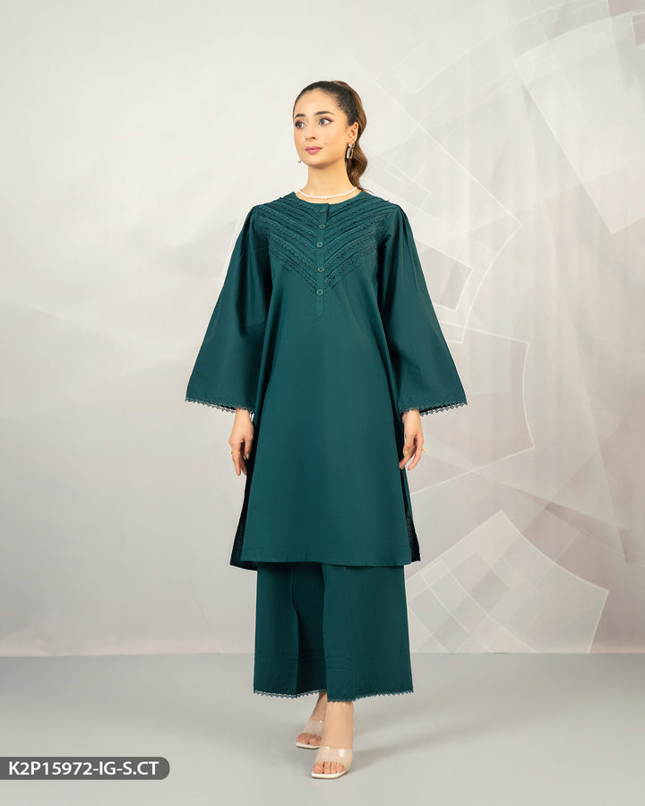 2 Piece Cotton Suit | 15972-IG-S.CT