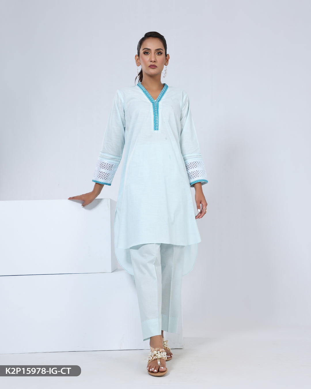 2 Piece Lawn Suit Embroidered | 15978-IG-S.LWN