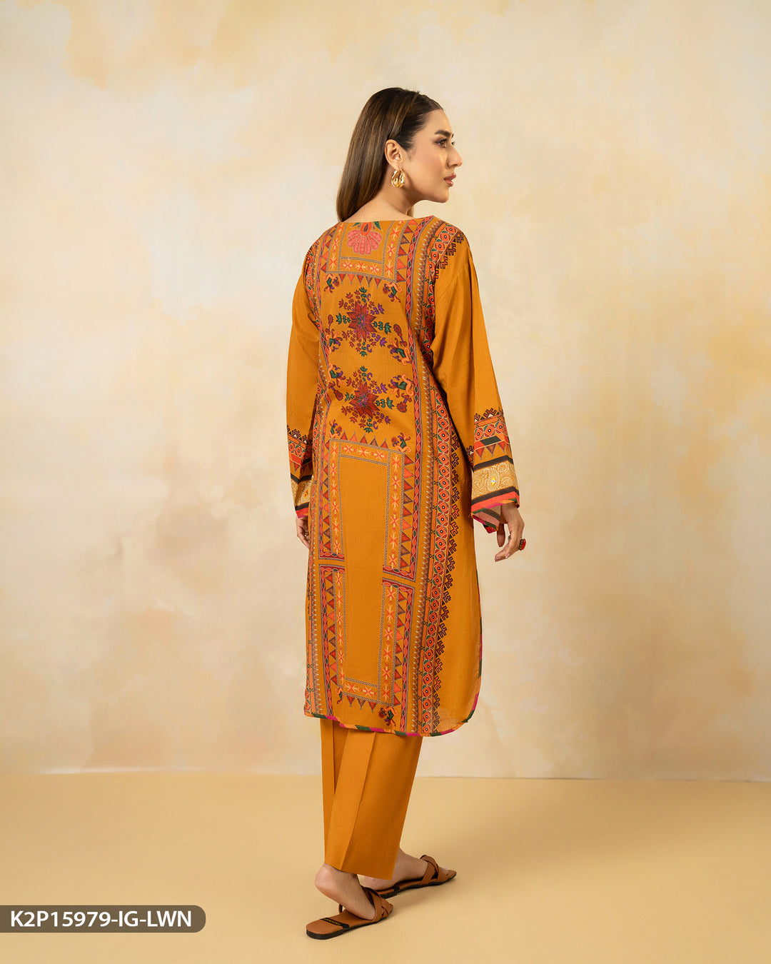 2 Piece Lawn Suit | 15979-IG-LWN