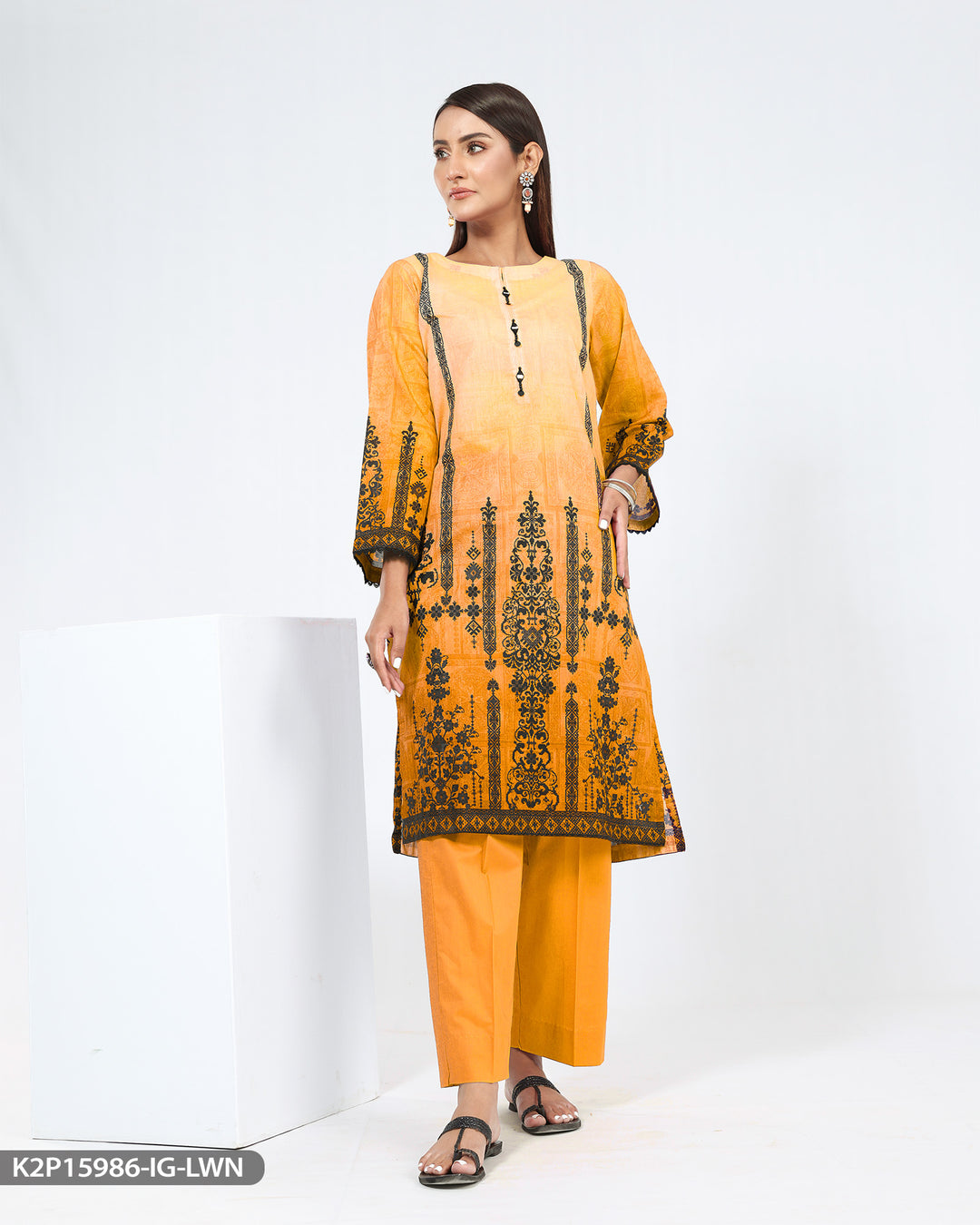 2 Piece Lawn Suit Printed | 15986-IG-LWN