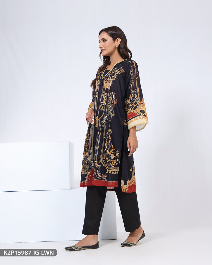 2 Piece Printed Lawn Suit | 15987-IG-LWN