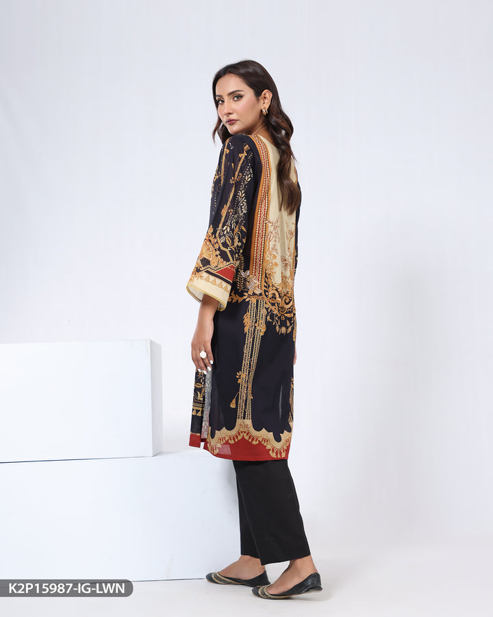 2 Piece Printed Lawn Suit | 15987-IG-LWN