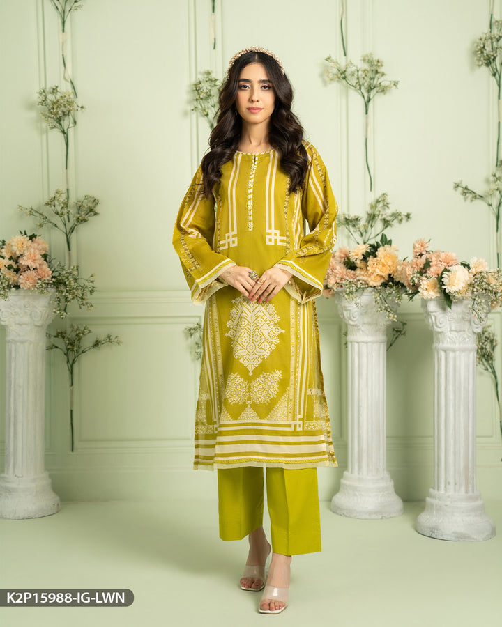 2 Piece Lawn Suit | 15988-IG-LWN