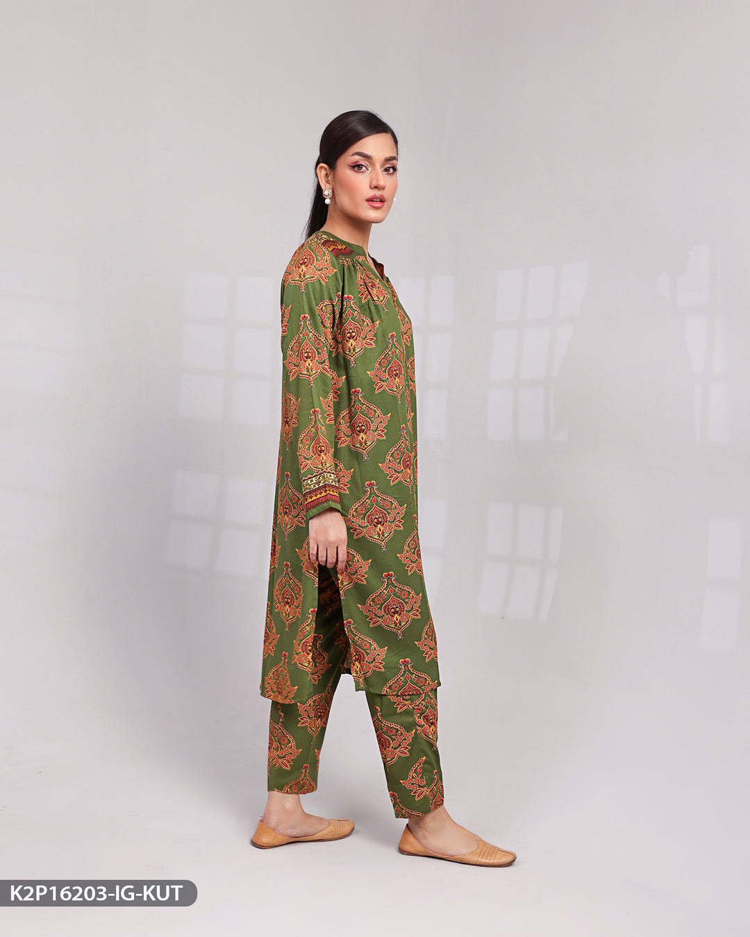 Cotail Printed Suit | 16203-IG-KUT