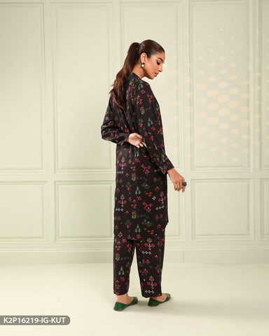 2 Piece Printed Cotail Suit