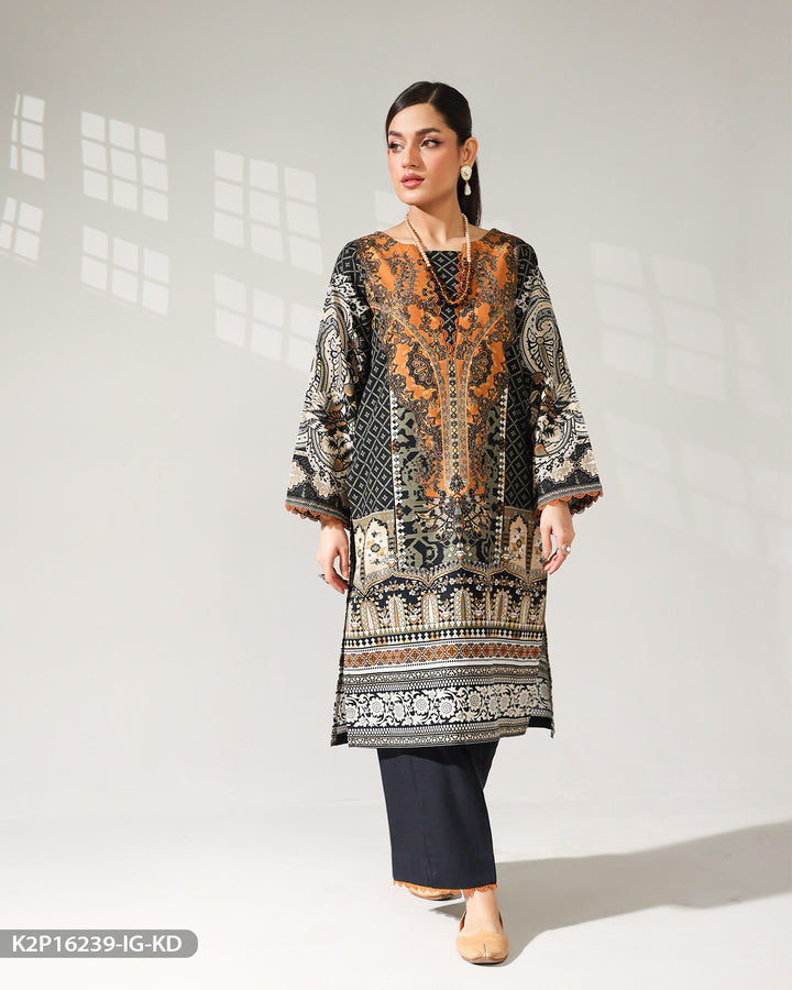 Khaddar Printed Suit | 16239-IG-KD