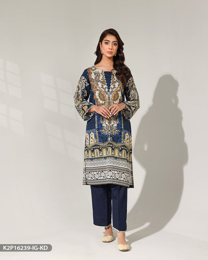 Khaddar Printed Suit | 16239-IG-KD