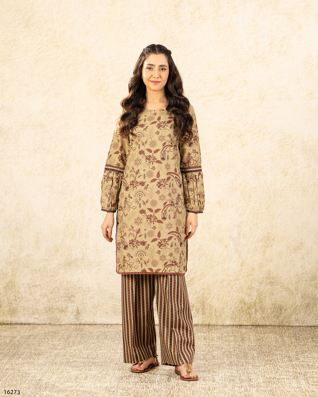 2 Piece Khaddar Suit | 16273-IG-KD