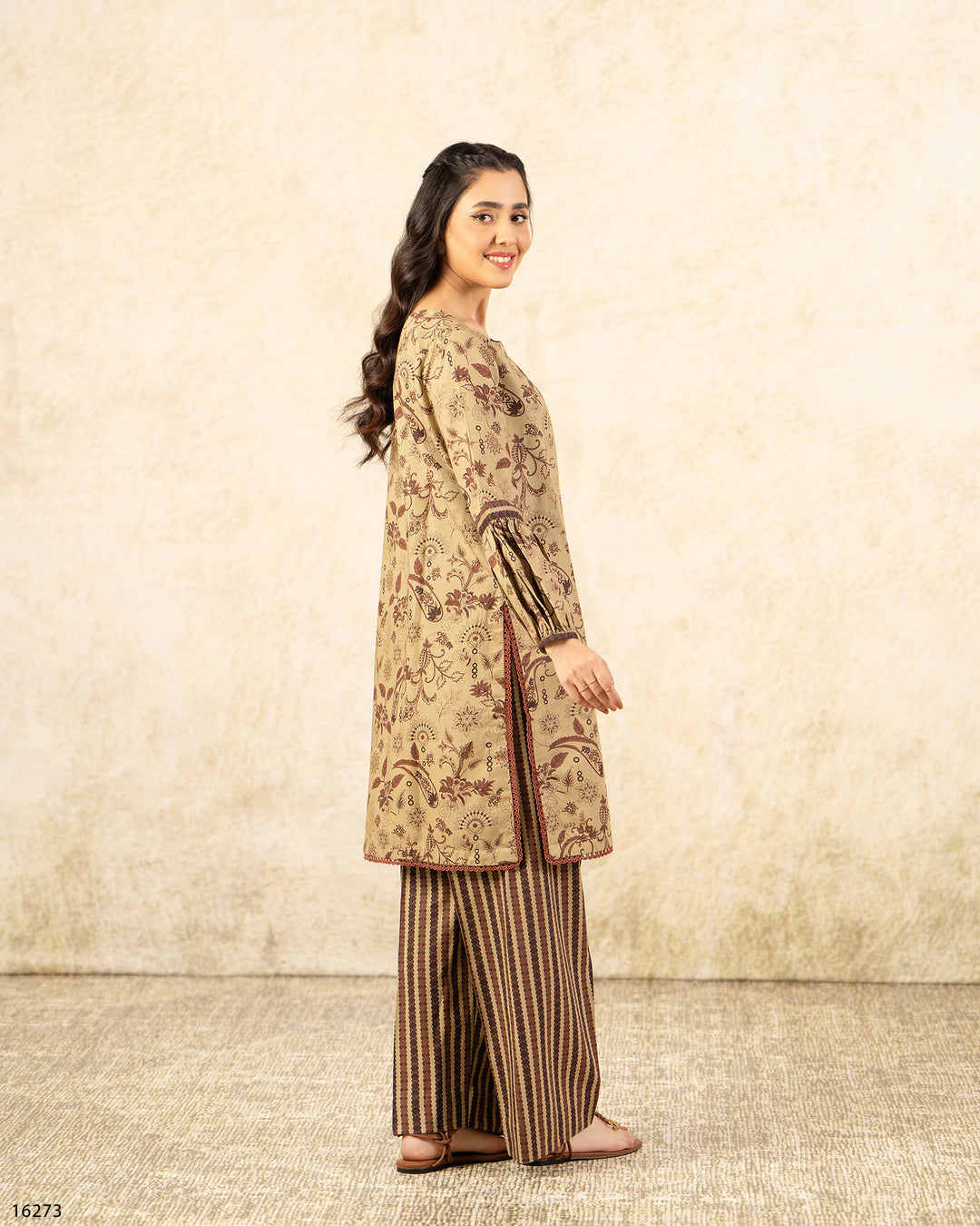 2 Piece Khaddar Suit | 16273-IG-KD