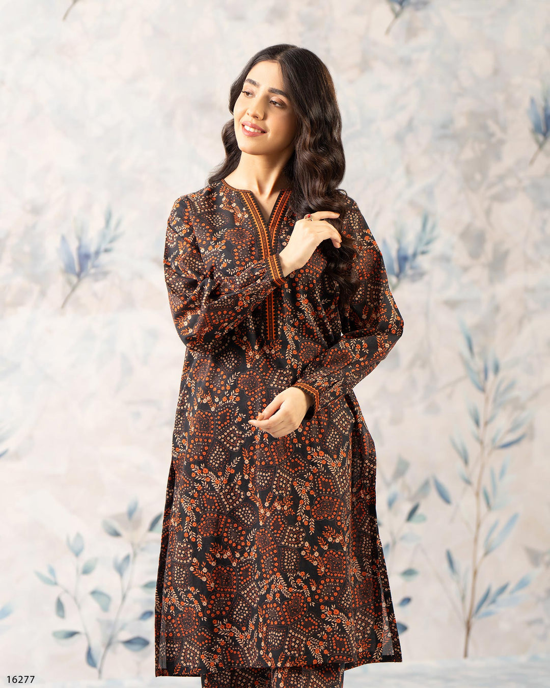 2 Piece Khaddar Suit | 16277-IG-KD