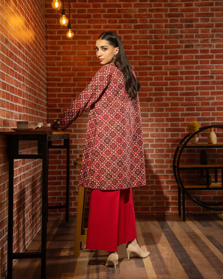 2 Piece - Printed Khaddar Suit Unstitched | UNFF003-KD